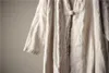 Women's Blouses Vintage Kimono Linen Long Blouse Women Autumn Plus Size Shirt Original Design Tops D072