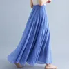 Skirts Fashion Cotton Linen Clothes Women Maxi Y2k Elegant Streetwear Saia Ropa Mujer Casual Vestido Long Skirt Faldas Harajuku