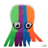 Tillbehör Kite Accessories Outdoor Fun Sports High Quality 8M Power Software Octopus Flying Toys Soft Frameless Squid Drop Delivery Presents PL