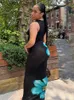 Basic Casual Jurken Dames Feest Strand Vakantie Streetwear Avond Bodycon Lange Jurk 2023 Zomerkleding Maxi Jurken Groothandel Artikelen Voor Zakelijk L230918