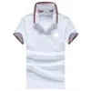 Summer Mens Polos krótkie rękaw Monclair Business Fashion Klasyczne koszule deskorady