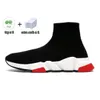 Designer Socks Shoe Sock Buty Casual Trener Men Men Buta Botfiti Triple Black Full Red-Corn-Up Oreo Volt Luksusowe platforma marki Platforma