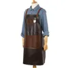 New BBQ LEATHY PU SARRON BIB LEATHER STRAPS CHEF CHOF MISTER