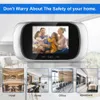 Dörrklockor WSDCAM 2,8 tum LCD Digital Peephole Doorbell 90 graders dörr Eye Door Viewer Camera Night Vision Photo Door Ring Monitor HKD230918