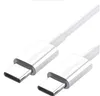 Ny bästa kvalitet flätad USB C till USB C Datakabel för iPhone 15 Pro Max Plus typ C Fast Charging Cable