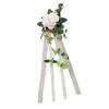 Decorative Flowers Wedding Aisle Decorations For Ceremony Floral Decor Artificial Chair Back Decoration Banquet