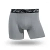 Underpants 3Pcs Cotton Men Underwear Boxer Shorts Breathable Soft Male Panties Boxershorts Plus Size L-6XL 2023 Black White Gray