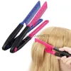 Hair Curlers Straighteners V Type Hair Brushes Washable Folding Hair Straightener Comb DIY Salon Hairdressing Brush Styling Tools HKD230918