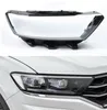 Bil Transparent Cover Headlight Glass Shell Lamp Shade Strålkastarobjektiv Lampskärmfodral för Volkswagen VW T-Roc 2018-2020