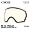 Ski Goggles COPOZZ 21101 Ski Goggles Replacement Lenses Double Layers Anti-fog UV400 Protection Ski Eyewear Glasses Only For COPOZZ 21101 230918