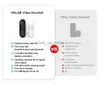 Sonnettes IMILAB Kit de sonnette vidéo intelligente oeil de chat 2.5K HD 5200mAh caméra de sécurité détection humaine alerte instantanée ensemble de dispositif d'alarme antivol HKD230918