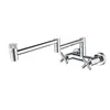 Kitchen Faucets Wall Mounted Brass Faucet Chrome Foldable Movable Mixer Cold Water