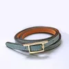 Lyxvarumärke Jewerlry Behapi Real Leather Colier Armband för kvinnor Multicolor Cuff278m