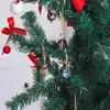 Décorations de Noël 12 pièces pendentifs en cristal de noël acrylique galvanisé Lllusion boule perle pendentif ornements arbre de noël suspendus décorations cadeaux 230918