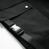Herrfjäderhöst Multi-Pockets Plus Size Tracksuit Men Streetwear Black Grey Pullover Hoodie Pants 2 Piece Set Sport MWHC