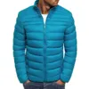 Masculino para baixo parkas zogaa 8 cores plus size S-3XL moda masculina outono e inverno puffer algodão casaco 230918