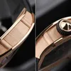 Automatic Watch Richrd Mileres Swiss Wristwatches Sports Watches Rm023 Men's 18k Gold Case Wine Design with Insurance CardHBN3 X0WLY