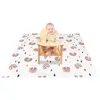 Pillow High Chair Splat Mat Foldable Camping Floor Waterproof Anti-Slip Portable For Picnic Boy And Girl Crawling