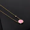 Pumpkin Pendant Necklace For Women Men Designer Neck Chain 4 Colors Jewelry