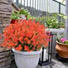 Decoratieve bloemen 5 stuks kunstplanten Aantrekkelijk UV-bestendig Anti-vervaging Huishoudelijke benodigdheden Nep
