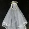 Grampos de cabelo pérola véu nupcial bandana casamento headpiece para noiva headdress chuveiro festa de despedida de solteira