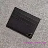 Fashion Luxury Designer Top quality Card Holder Hobo Nylon Marmont purse Womens men Purses Mens Key Ring Credit Coin Mini Wallet Bag Charm Canvas With Box