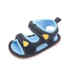 Sandals Baby Boys Spring Autumn First Walk High-quality Deep Colour Series Beautiful Bottom Rubber Soft Toddler Shoes CZ68