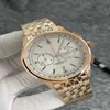 Breit Designer heren- en damestophorloge Heren casual riem zes-pins quartz horloge AAA aanvaardbaar