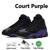 2024 13 13s mens basketball shoes B.I.G. Biggle Court Purple Wolf Blue Grey Bred Lucky Green Phantom Obsidian Wheat Playoffs Men trainers sports sneakers 40-47