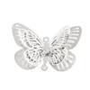 Dekoracyjne figurki 2pcs 3D Butterfly Rhinestones DIY Osobowość Krzyże wiatrowe kryształowe akcesoria domowe wiszące odstraszanie ogrodu ptaka