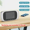 Doorbells Peephole Door Camera With Color Screen With Electronic Doorbell LED Lights Video Door Viewer Video-eye Home Security Smart Home HKD230918