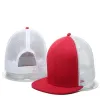 空白のメッシュカモ野球帽を卸売夏のスタイル調整可能なスナップバック帽子女性ファッションスポーツヒップホップボーンLL