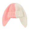 Berets Knitted Hats Headdress Po Props DIY Handmade Headwear Accessories Long Ears Theme Drop