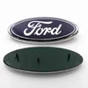 Sfondo di alta qualità 23 9 cm Distintivo dell'emblema dell'auto per auto ABS Cappuccio in alluminio Logo del bagagliaio anteriore posteriore per Ford Edge Explorer209r