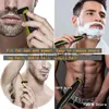 Electric Shavers Electric Shaver för män och kvinnor Portable Full Body Trimmer USB T-formad blad Razor för skägg armhåle bröst hårborttagning x0918