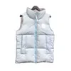 Kamizelki Projektant luksusowy kamizelka w dół kamizelki makaron jasny płaszcz zimowy kurtki puffer gęstość mężczyzny kobieta ubranie wiatroodproof unisex xs-xl hkd230918