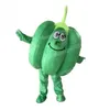 Halloween Green Pepper Mascot Costumes Högkvalitativ tecknad temakaraktär Karneval Unisex Vuxna outfit Christmas Party Outfit Suit