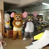 2018 Yüksek Kaliteli Tom ve Jerry Cartoon Bebek Maskot Kostümü 277E