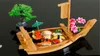 Sushi Tools Japanese Cuisine Boats Seafood Tool Wood Shop Model Wood Handmased Simple Ship Sashimi Bilded Cold Dishes Table Seary Bar 230918