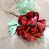Fleurs décoratives Simulation automne pivoine ornement de haute qualité artificielle mariage fleur pétale pour la saint-valentin Festival fête décor