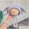 Casquettes Chapeaux Ins Bébé Filles Garçons Oreilles De Lapin Infantile Enfants Polaire Longue Oreille De Lapin Bonnet 2022 Hiver Enfants Casquette De Fête De Pâques A9378 Drop de Dhyij