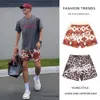 Shorts masculinos Unshackled Série Animal Secagem Rápida Calças de Basquete Vaca Leopardo Americano Mesmo Verão Respirável