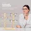 보석 파우치 안경 디스플레이 스탠드 햇볕에 단단한 나무 안경 선글라스 선글라스 나무 주최자