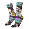 Chaussettes pour hommes drôles Happy KILLJOY rétro Harajuku Valorant Agents jeu Hip Hop nouveauté sans couture équipage fou chaussette cadeau imprimé