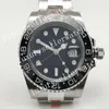 Super Herren NF Asia 3186 Factory 0 mm Automatikwerk Cal 3186 Uhr V12 Version 904L Stahl Keramiklünette Batman Sport Herren 229T