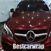 Rose Black Cherry Gloss Metallic Vinyl Wrap for Car Wrap Film med Air Bubble Car Sticker som täcker filmstorlek1 52 20M 5x67ft202Q