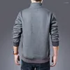 Felpe con cappuccio da uomo 2023 inverno zip up felpe calde nero grigio cotone casual addensare pile termico con cappuccio pullover top 5XL