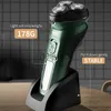 Electric Shavers Kemei LCD Dislay Waterproof Electric Shaver för män Våt torrskägg Electric Razor Facial Shaving Machine laddningsbar x0918 x0919