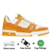 Luxo Bezerro Couro Designer Sapatos Casuais Virgil Flores em Relevo Monogramas Denim Azul Rosa Abloh Branco Preto Mulheres Mens Run Designers Treinadores OG Away Sneakers