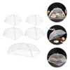 Set di stoviglie Tende da 5 pezzi Protezione pieghevole Coperture esterne Rete da cucina Protezione domestica Riutilizzabile portatile